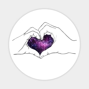 Cosmic Love Galaxy Magnet